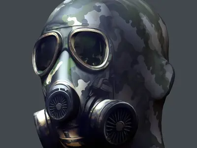 Helmet 3d model military combat Military Low-poly Low-poly  Low-poly 3D model 4