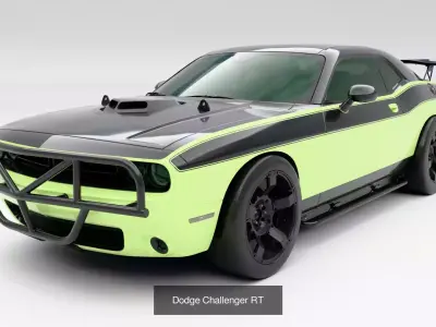Dodge Car Collection 3D Model Pack