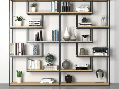  shelving loft 3D model