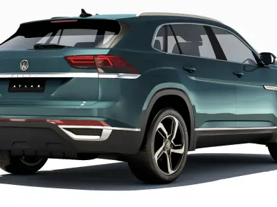Volkswagen Atlas Cross Sport 2021  3D model