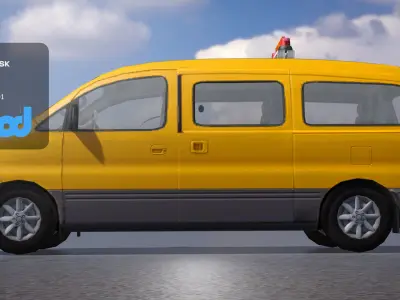 HK Van 001 3D model