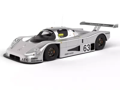 Mercedes Benz C9 GT 1987 Sauber Racing 3d model 3D model