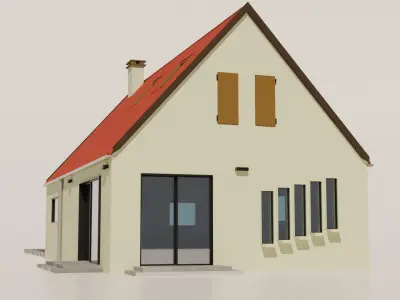 French House 3D model