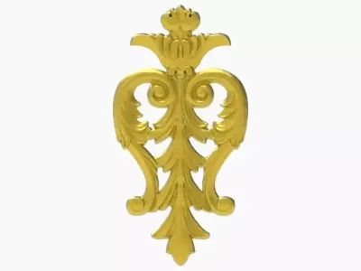 ORNAMENT gold 3D print model