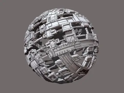 space equipment node 00252 3D model