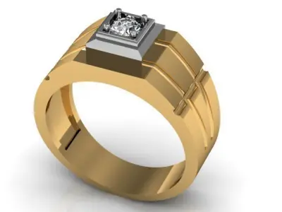 man ring 3D print model