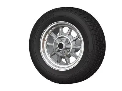 Wheels Legendary Wheels LW10 15inch for scale model 3D print model