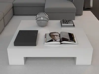 Living Room Furniture Set 2 3D model