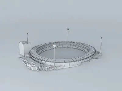 The Gabba melbourne cricket ground Free 3D model