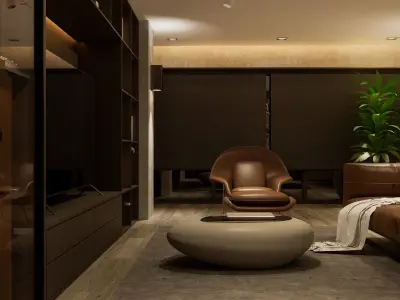 Modern living - A 3D model