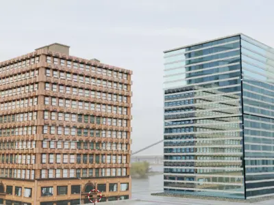 FREE realistic building Free 3D model