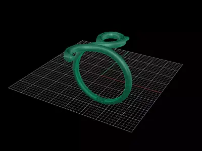 Minimal Abstract Ring 52 3D print model