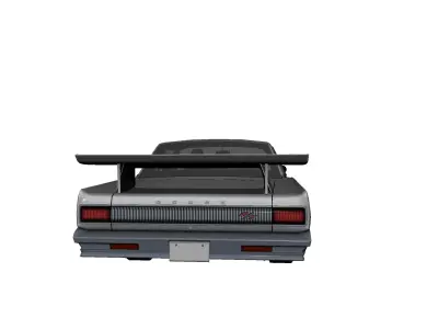 DODGE CHARGER R T Upgraded Low-poly 3D model