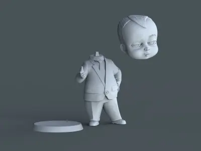 Boss Baby 3D print model 2 3D print model