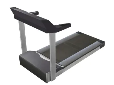 Treadmill Low Poly tread machine Free low-poly 3D model