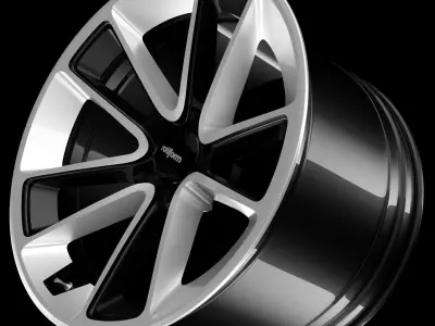 High-poly Rotiform BTL wheel- 3D model 3D model