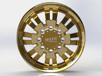 Cast rim MOTO METAL - MO963 3D model