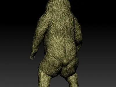 Big Bear Statue 3D model