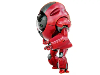ASTRONAUT BOTV-2000 B Rigged for Unreal Engine - Unity - MIXAMO 3D model