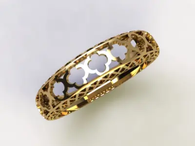 Ring Sport VanCleef 3D print model