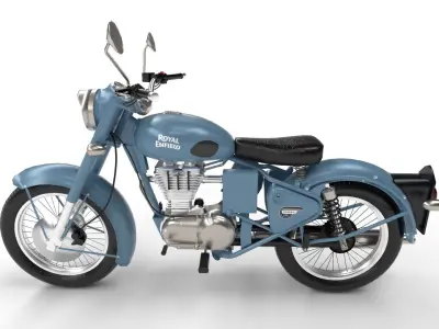 Royal Enfield Classic 350 Low-poly 3D model