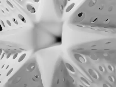 Alien Pollen set 2 3D print model