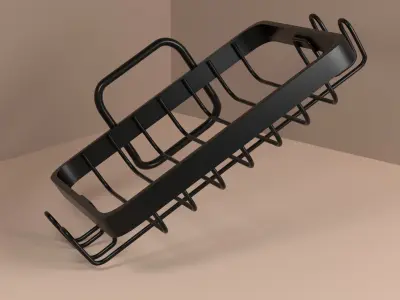 Metal soap holder 3D model