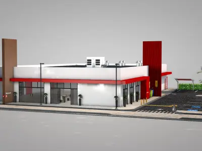 Burger Shopping  3D model