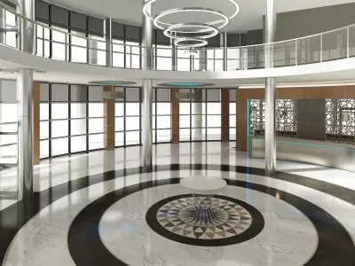 Lobby Interior 3D model