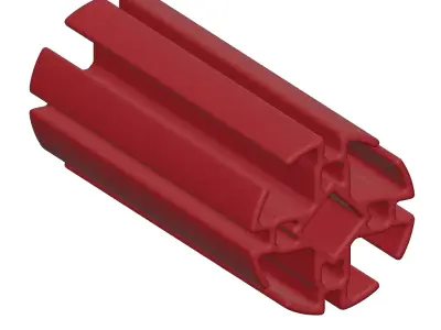 Plastic Premium Extrusion Profile Toy 3D model