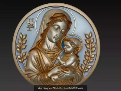 Sacred Relief Icons - Baroque Religious Art Sculpture Collection