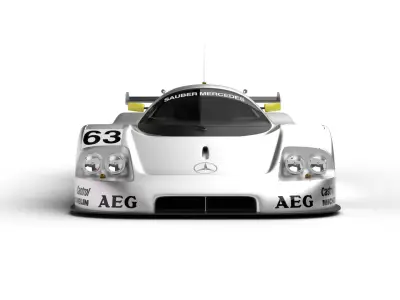 Mercedes Benz C9 GT 1987 Sauber Racing 3d model 3D model