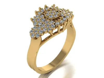 wedding ring 3D print model