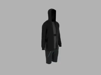 Sport Suit Low-poly 3D model 50