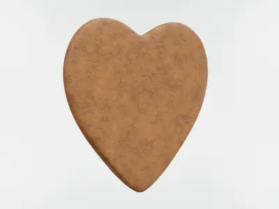 Gingerbread Christmas Cookie 16 3D model