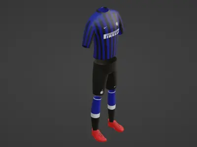 Inter Sportwear Low-poly 3D model
