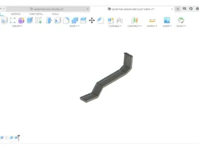 Spiderman Webshooter STL 3D print model