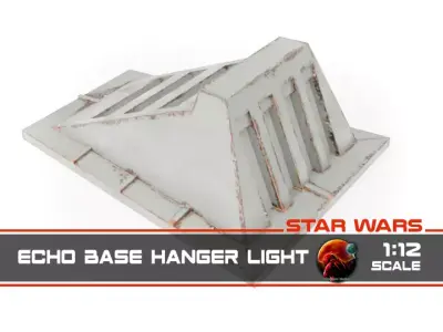 Star Wars Echo Base Hangar light Free 3D print model