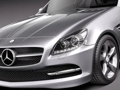 Mercedes SLK 2012 3D model