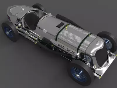 Napier Railton 3D model
