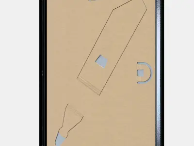 YLLEVAD picture frame Low-poly 3D model