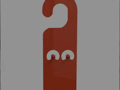 Door Hanger Key Holder 3D print model