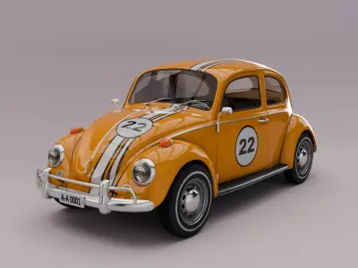 Volkswagen Beetle 3D model by mapmast1 from CGTrader
