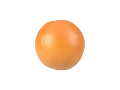 Photorealistic Orange 3D Scan 3D model