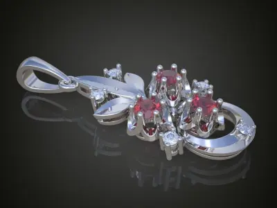 Pendant 3D model printable model 0074 9 Free 3D print model