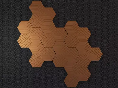 3D WALL PANEL  collection 11 of 14 3D print model