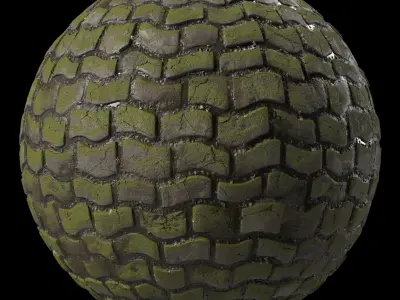 Pavement Materials 37- Paving By Snow and Mud Seamless Texture
