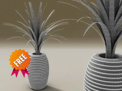 Plant pot Hard Serralunga Free 3D model