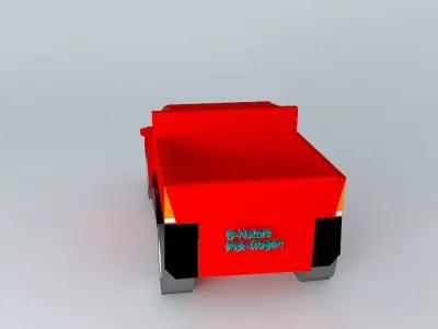G Motors Pick Wagon Free 3D model