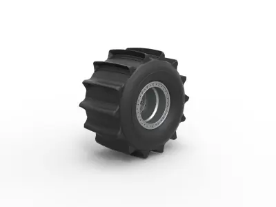 Wheel of Formula off road Scale 1 to 25 3D print model